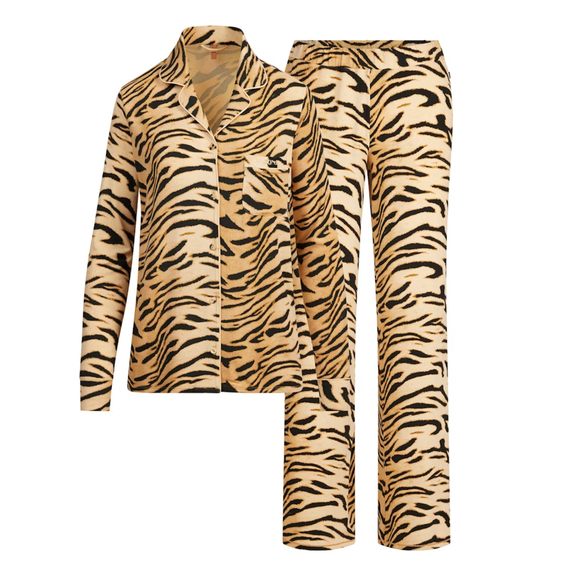 SKIMS SLEEP LONG SLEEVE BUTTON UP SET - Picture 4 of 10